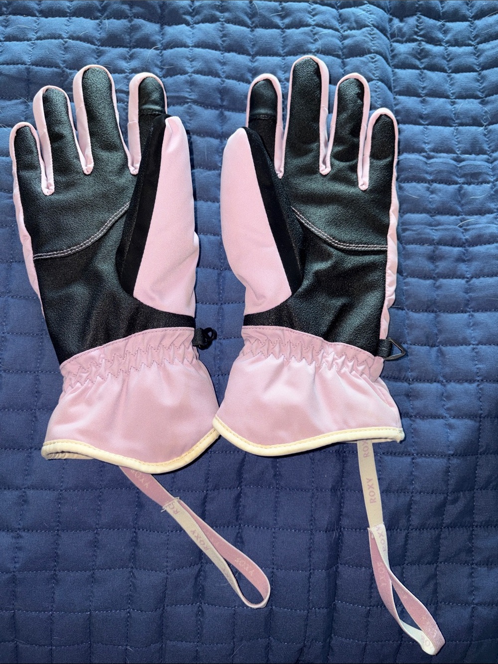 Lavender purple pinkish Roxy women’s snow gloves size large - Picture 3 of 3